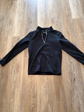 Under Armour Black Kids Quarter-Zip Pullover Jacket